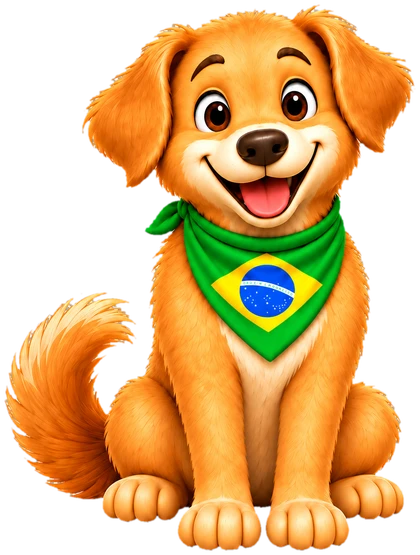 Caramelo, o mascote da Base Brasilis